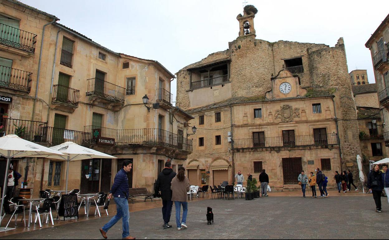 Plaza de España de Sepúlveda. 