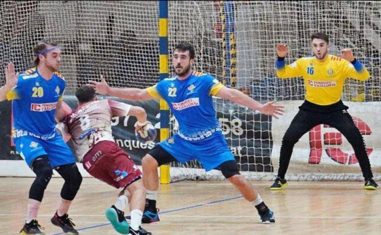 El portero Aleix Toro, durante un partido.