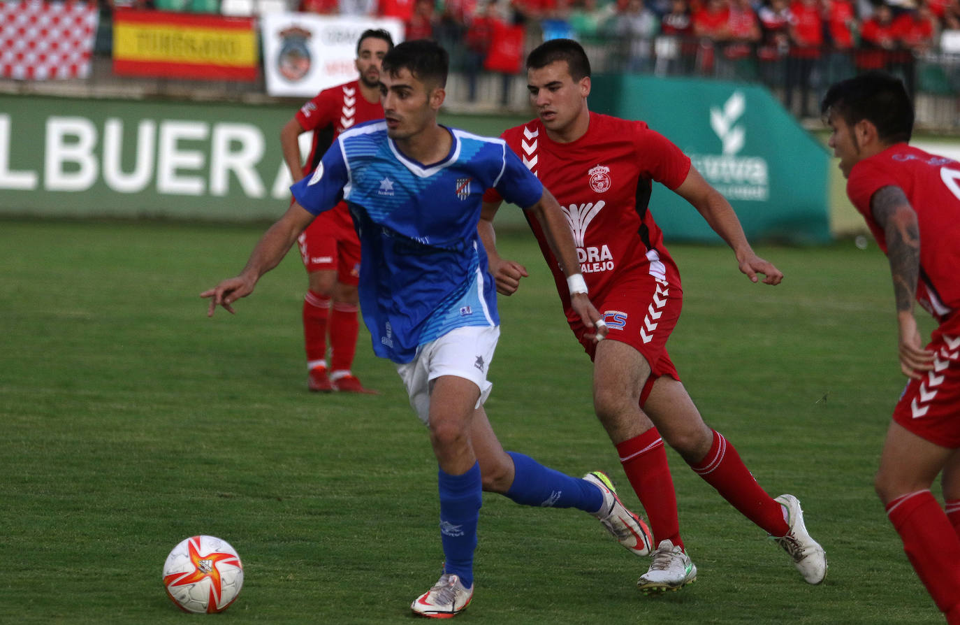 Los jugadores del Unami celebran uno de los goles marcados por Alcubilla este sábado.