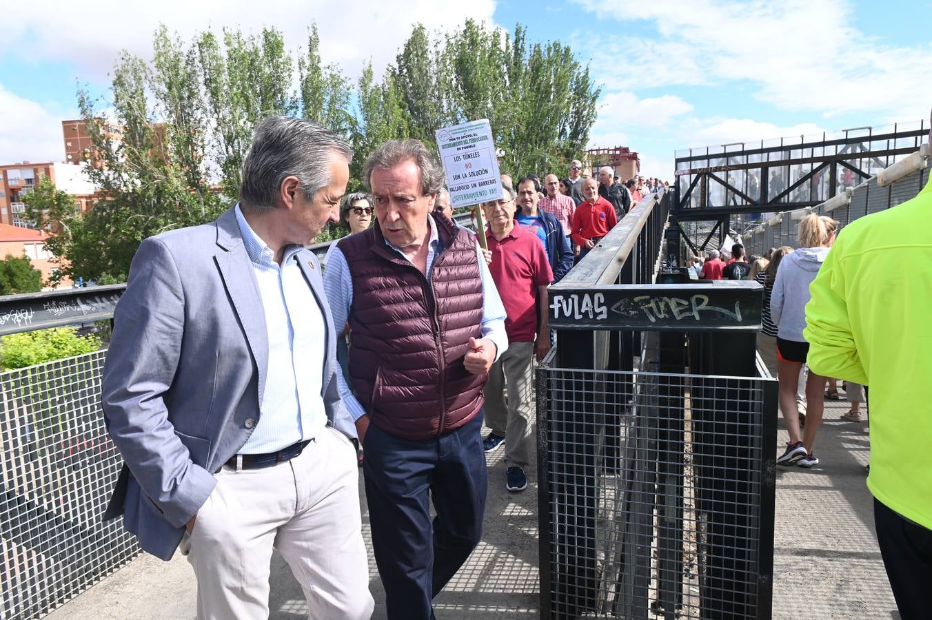 Fotos: Marcha en Valladolid para reclamar el soterramiento