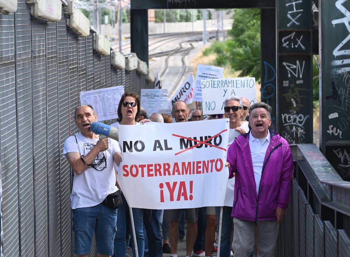 Fotos: Marcha en Valladolid para reclamar el soterramiento