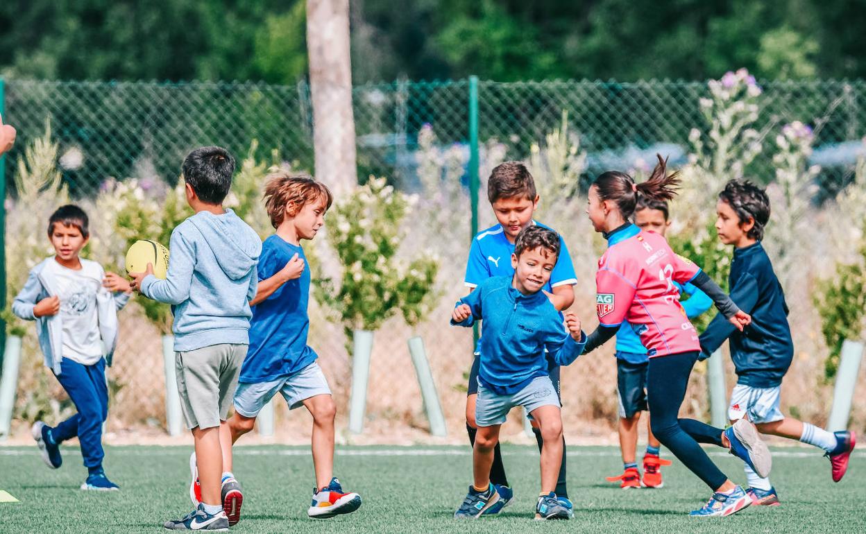 Participantes en el 'Blue Day'. 