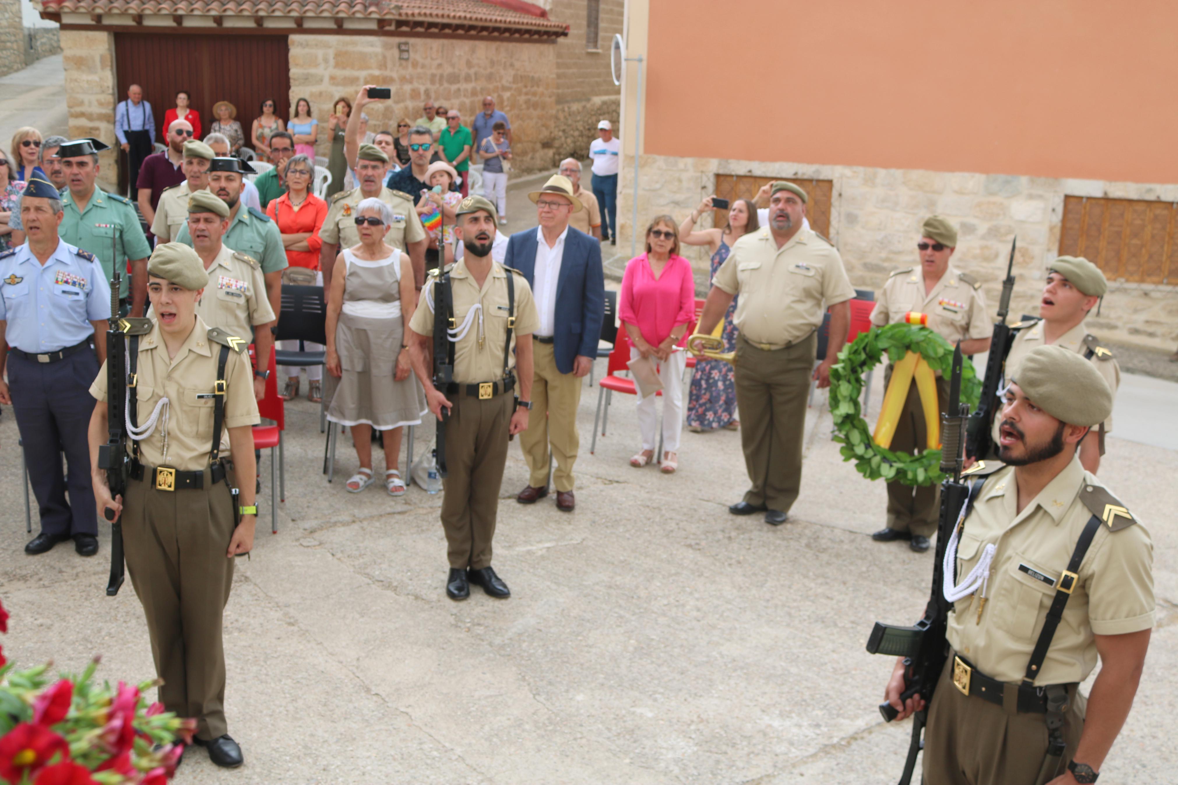Valdecañas de Cerrato rinde homenaje a su héroe militar