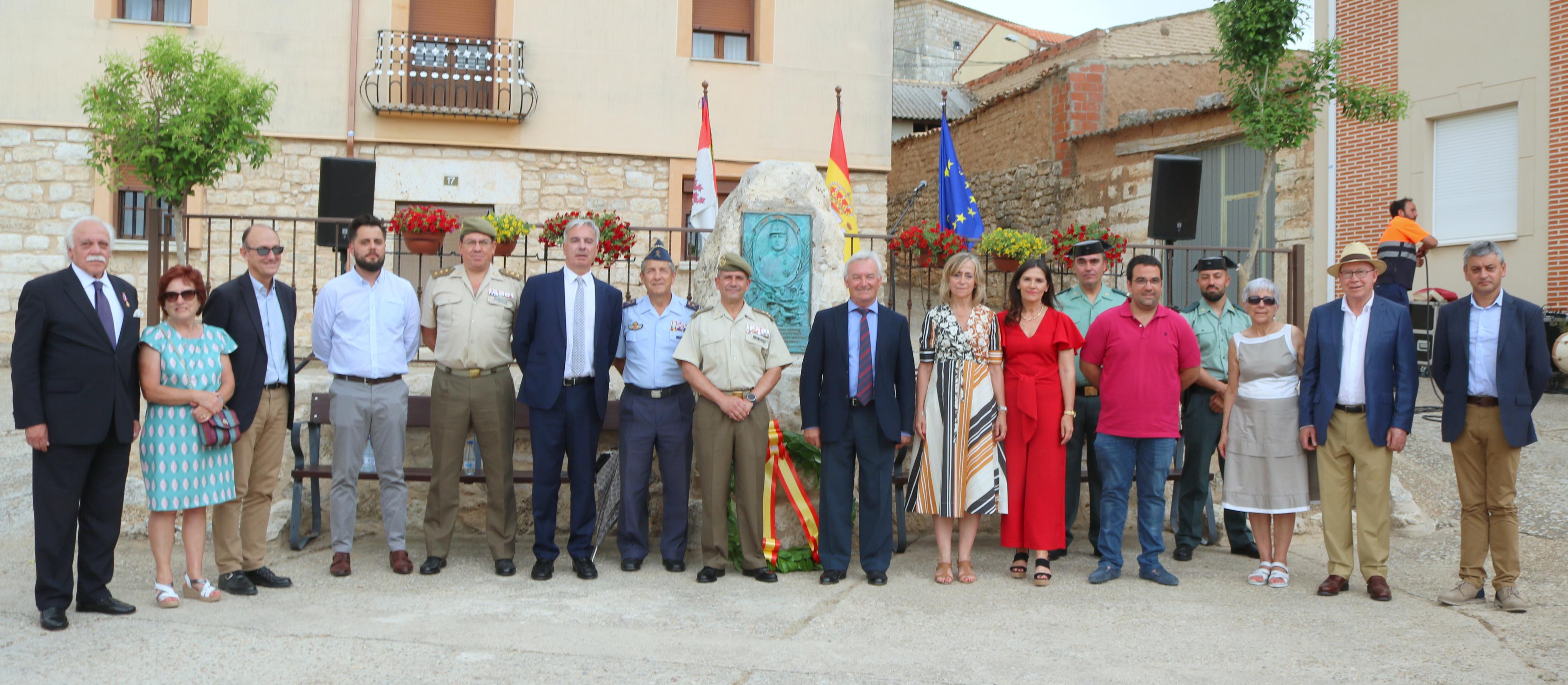 Valdecañas de Cerrato rinde homenaje a su héroe militar