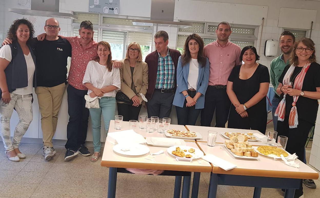 Inauguración de la signación del instituto Francisco Giner de los Ríos en Segovia. 