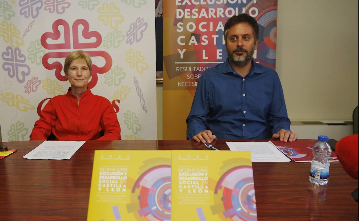 Presentación del último informe de Cáritas en Palencia. 