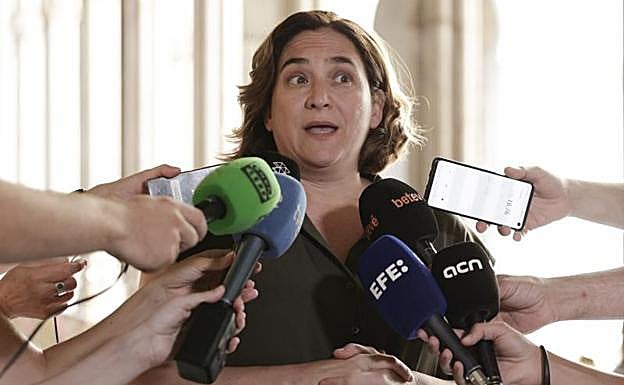 Ada Colau, alcaldesa de Barcelona. 