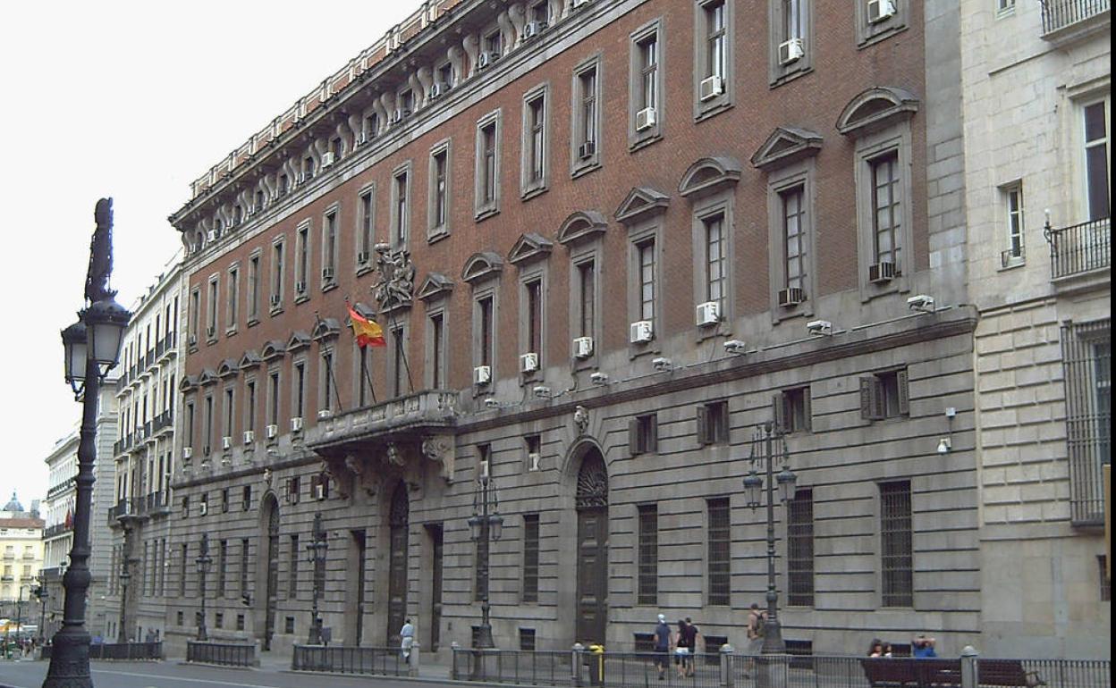 Sede del Ministerio de Hacienda en Madrid.