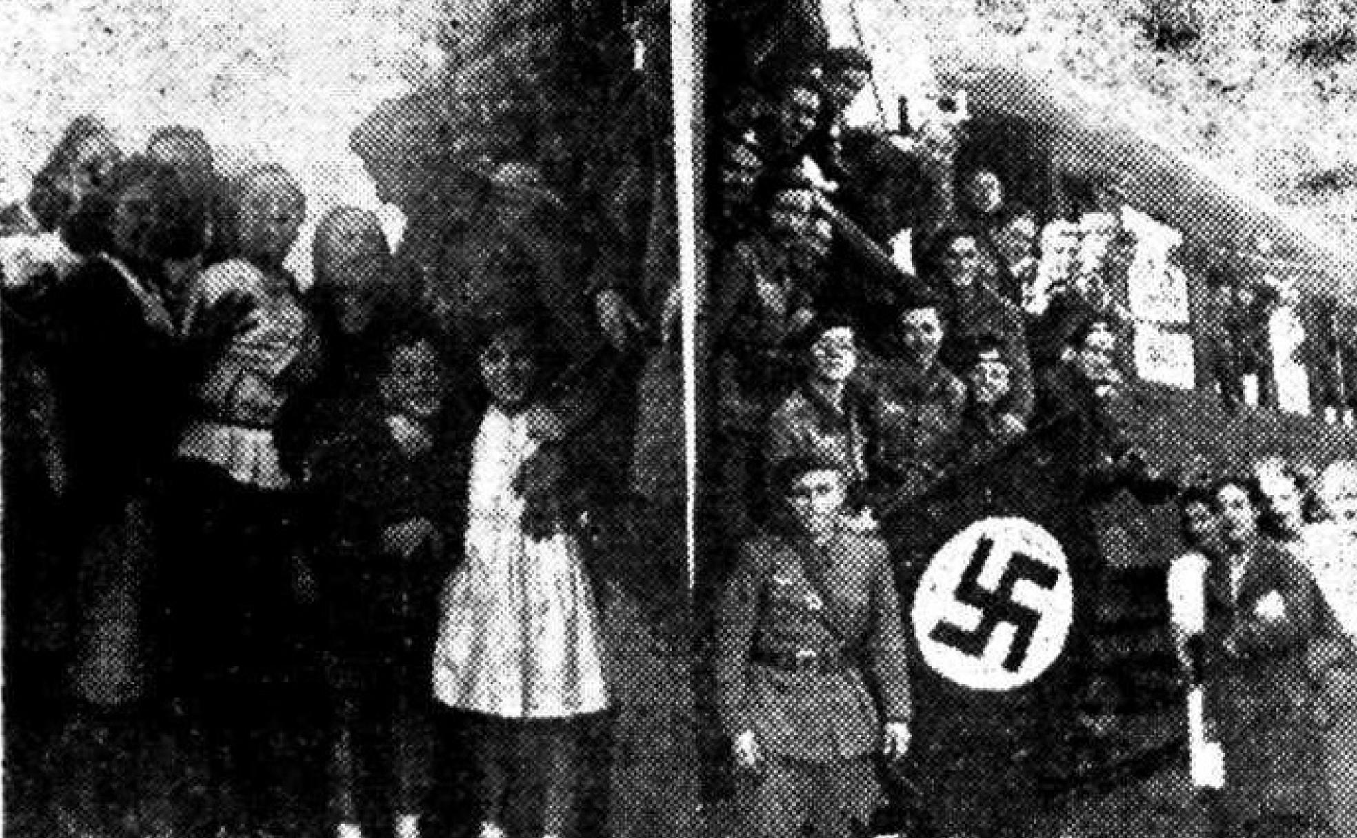 Instantáneas del recibimiento a las tropas de la División Azul en la Estación del Norte el 13 de julio de 1942. 