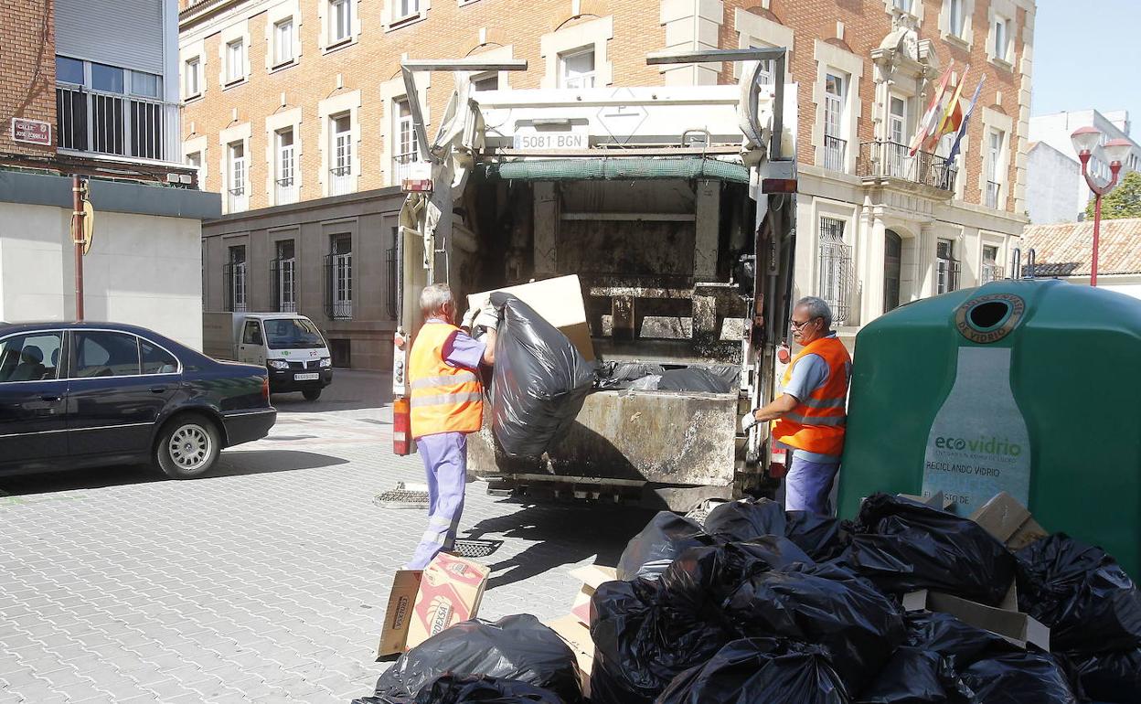 TRabajadores de Urbaser. 