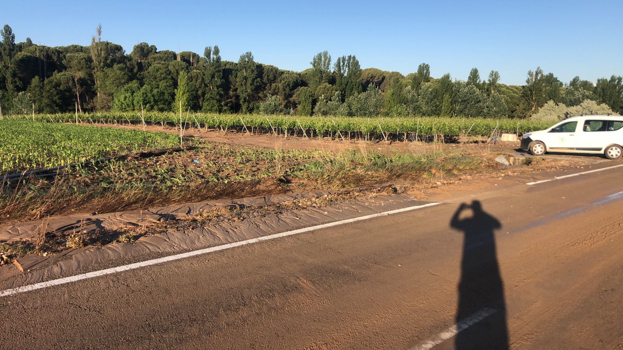 Fotos: El nuevo reventón de la tubería del canal de Riaza, en imágenes