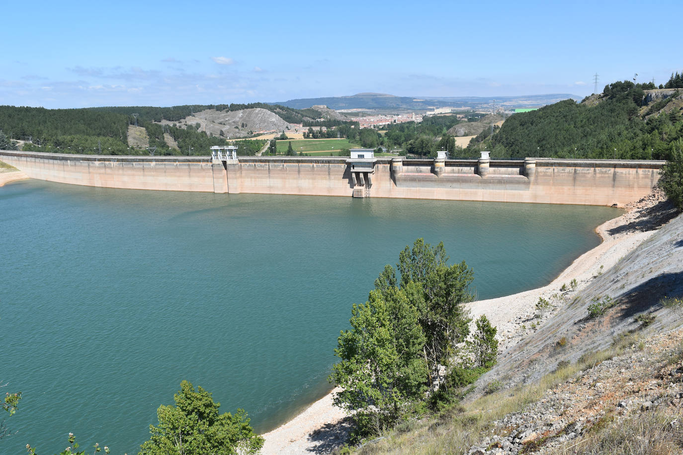 Fotos: El estado actual del embalse de Aguilar de Campoo