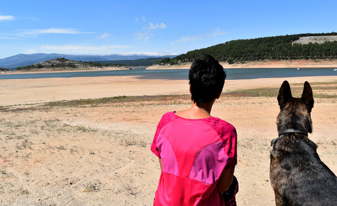 Fotos: El estado actual del embalse de Aguilar de Campoo