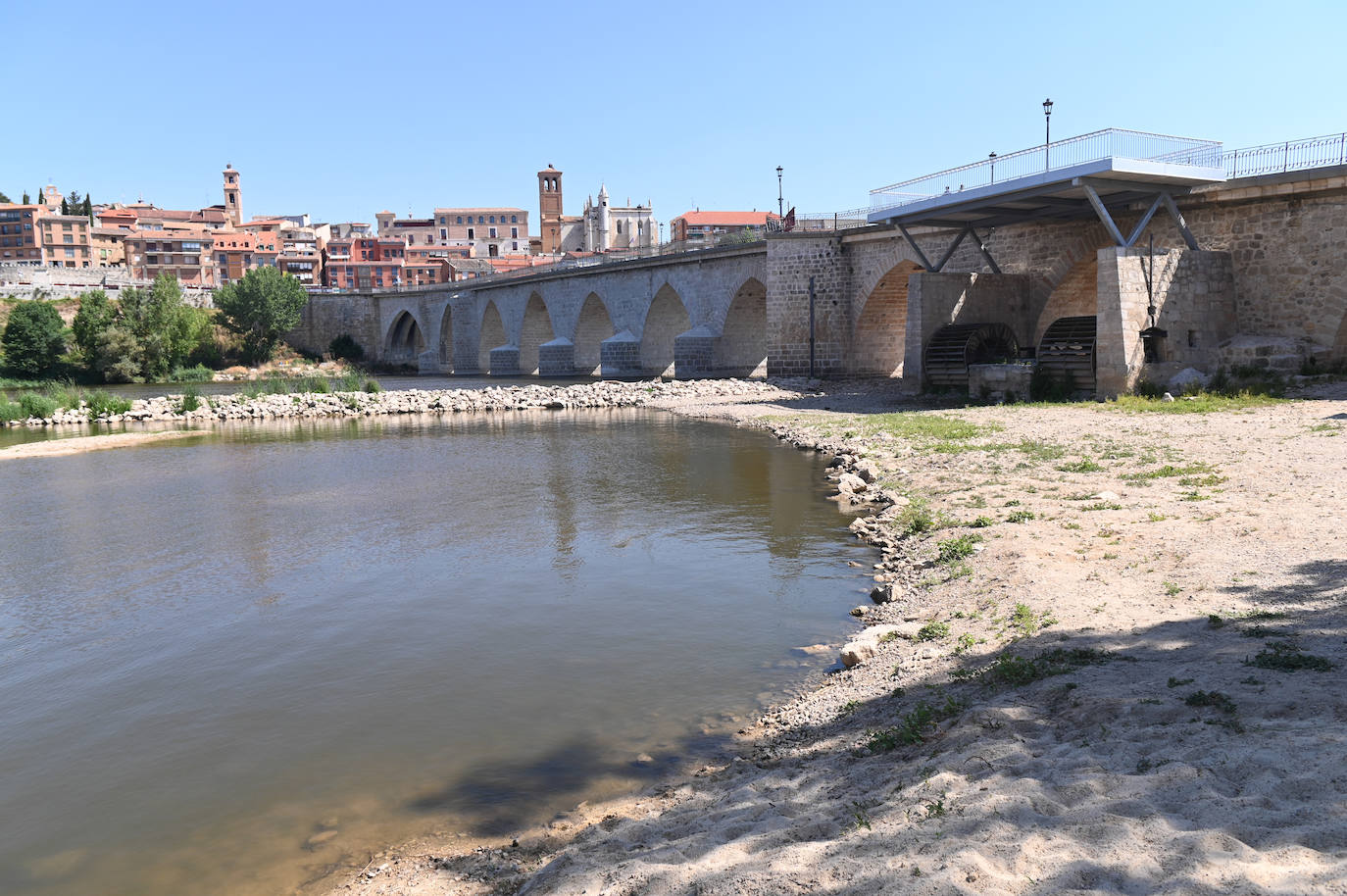 Fotos: Estado del Duero a su paso por Tordesillas