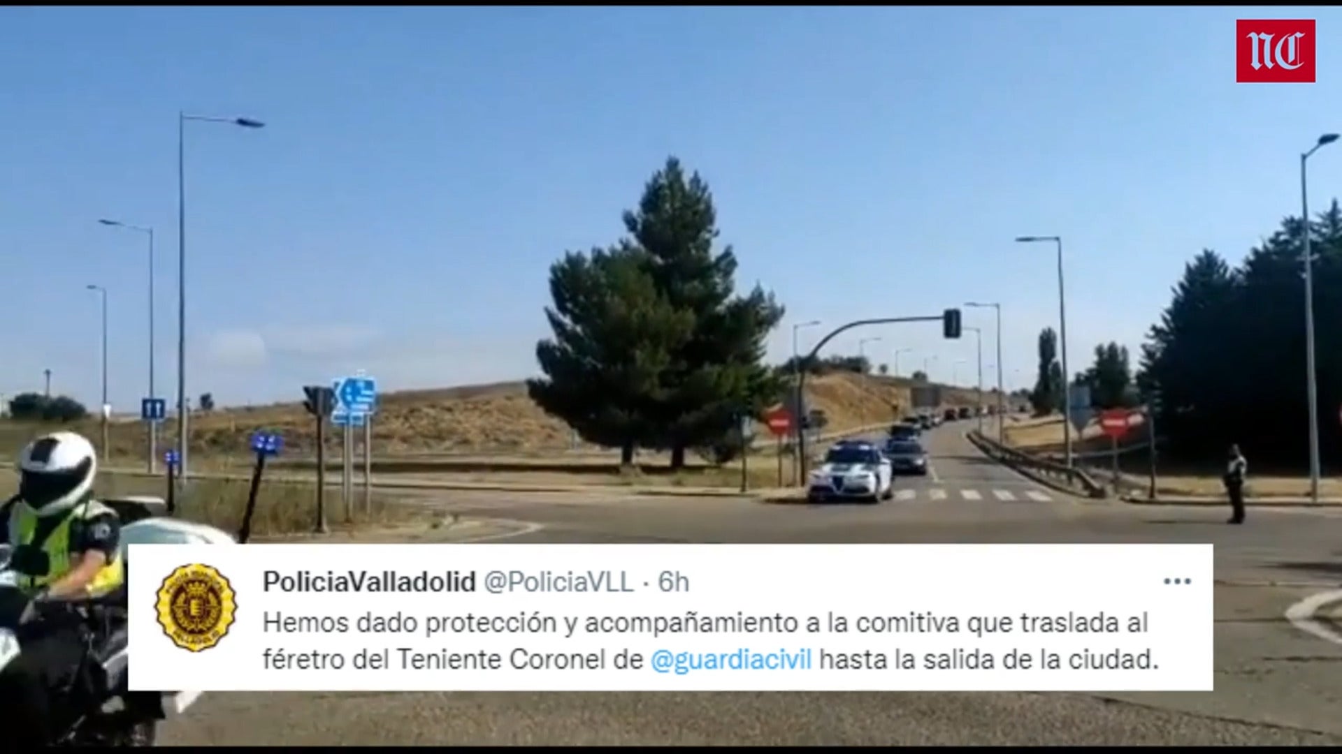 El féretro del teniente coronel Pedro Alfonso Casado viaja hasta Madrid