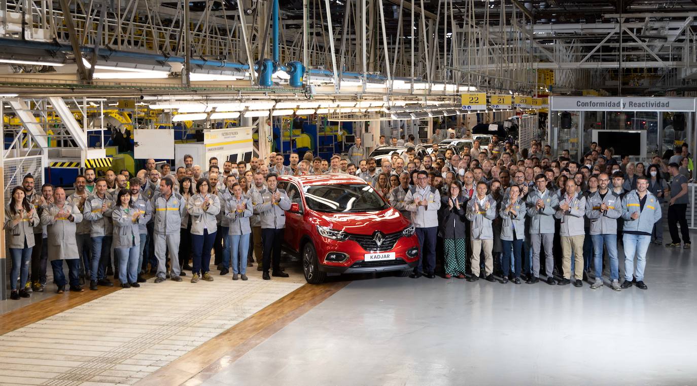 Renault fabrica en Villamuriel el último Kadjar tras 700.000 unidades desde 2015