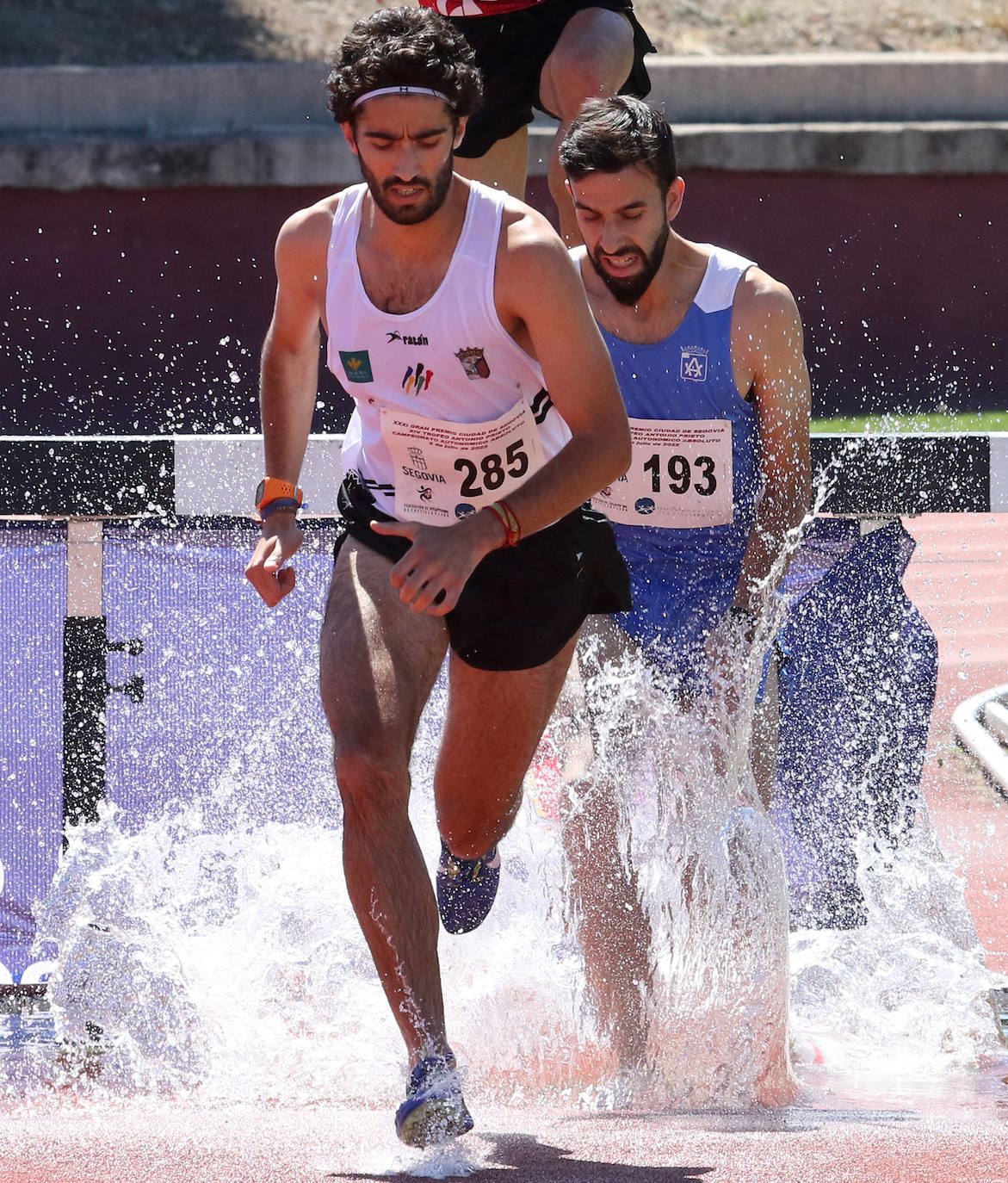 Jornada de atletismo en Segovia.