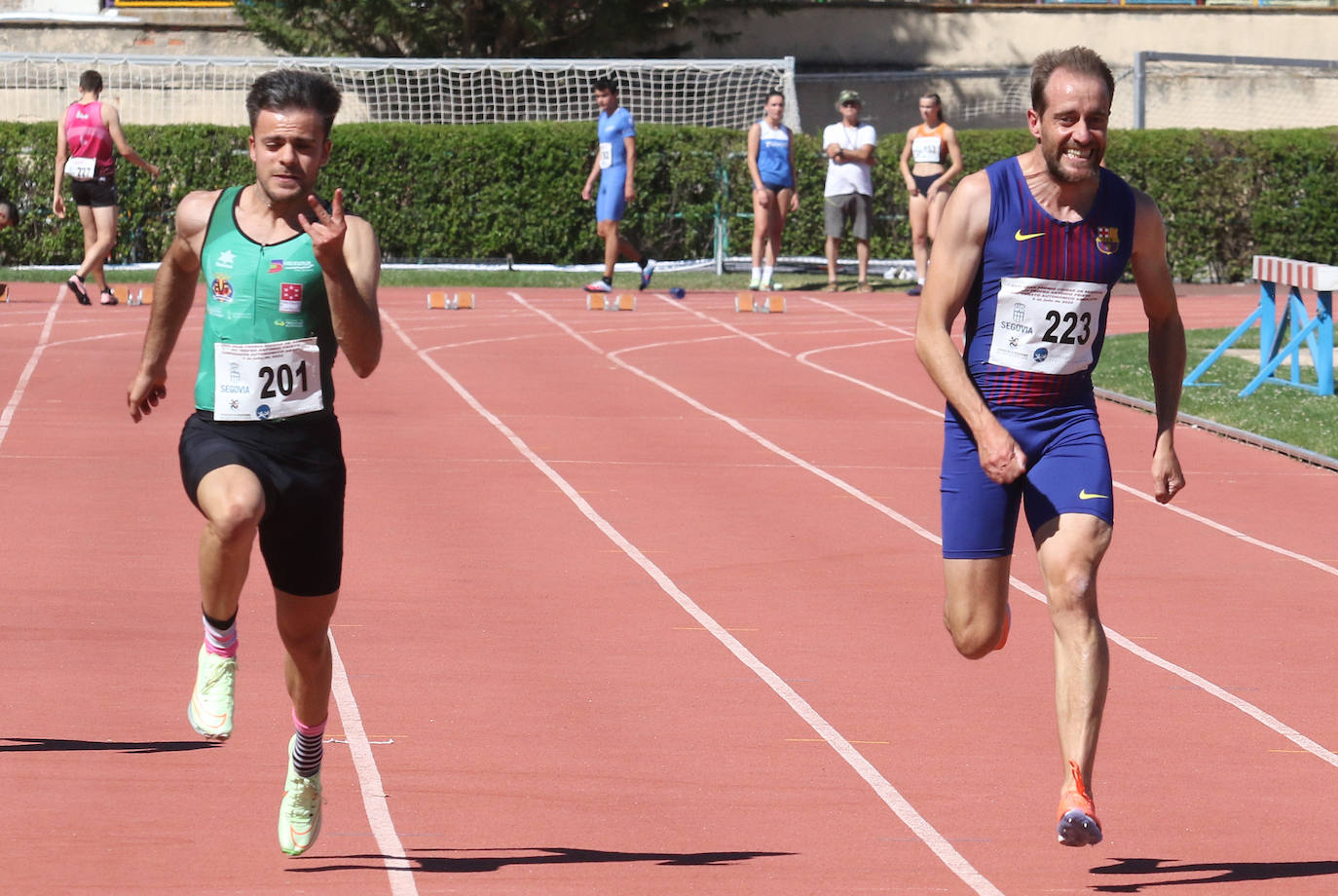 Jornada de atletismo en Segovia.