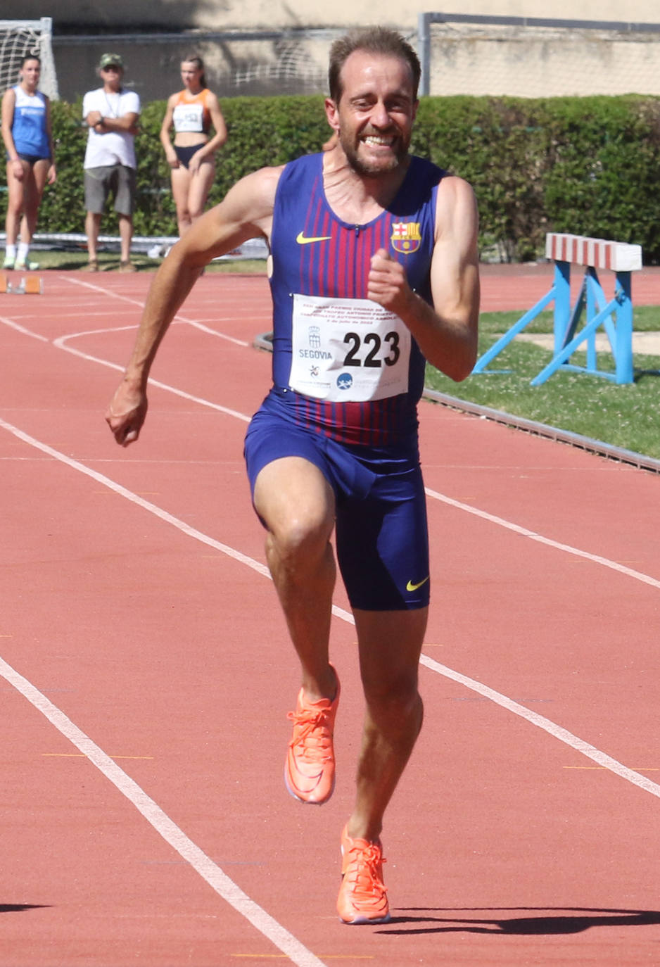 Jornada de atletismo en Segovia.