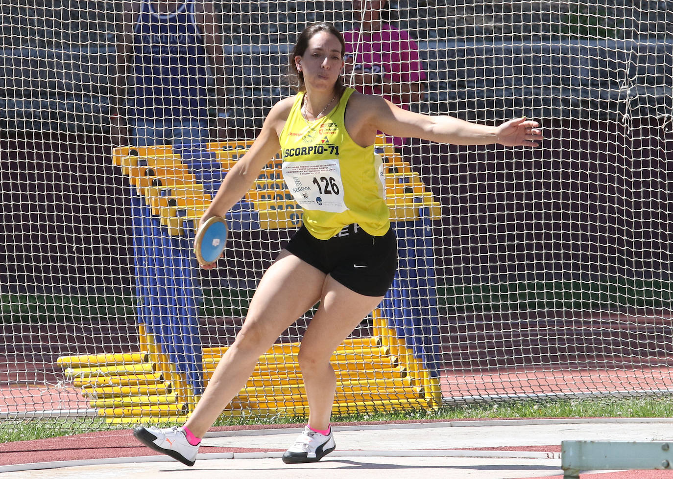 Jornada de atletismo en Segovia.