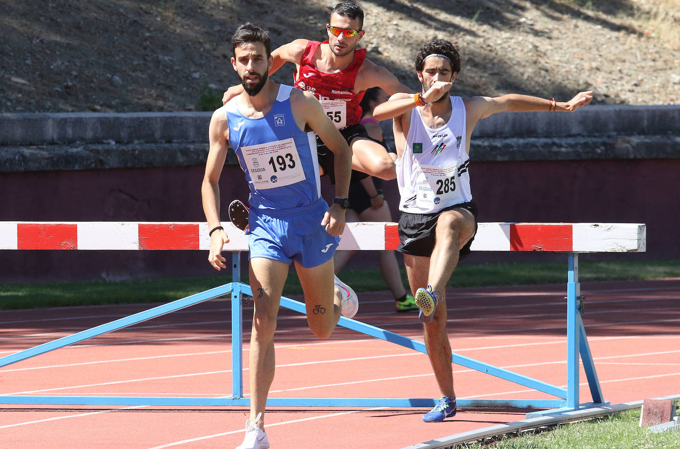 Jornada de atletismo en Segovia.