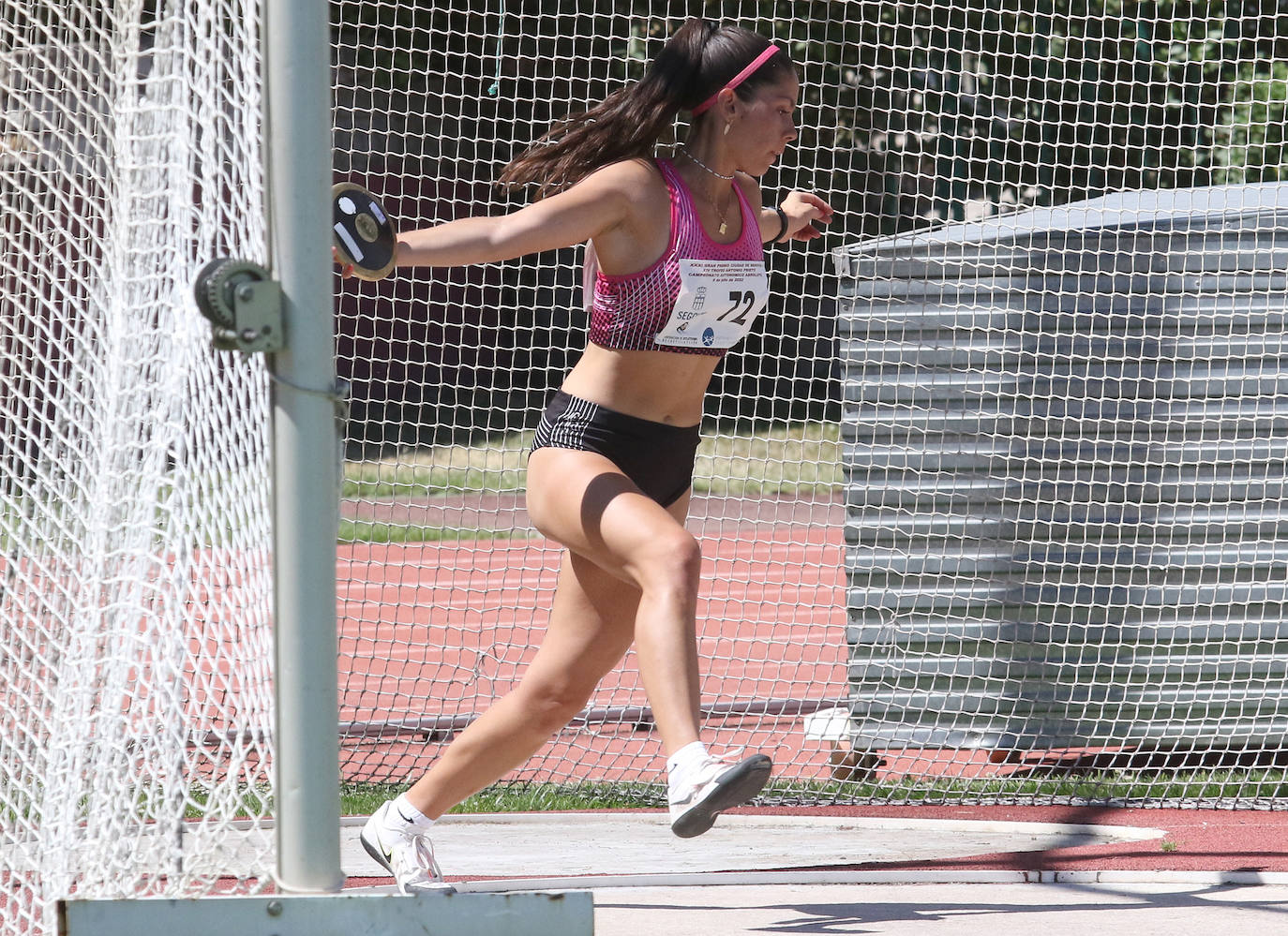 Jornada de atletismo en Segovia.