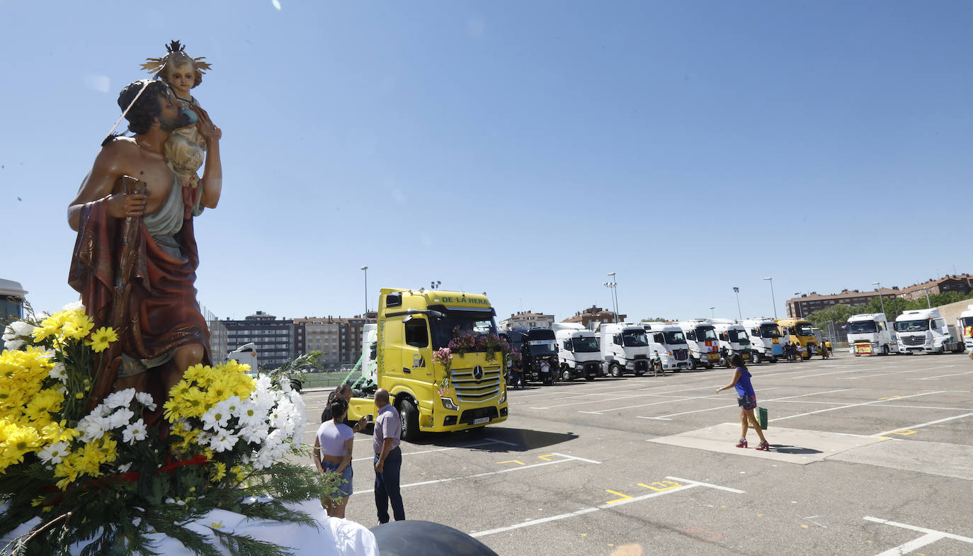 Fotos: Los transportistas de Palencia, en su fiesta