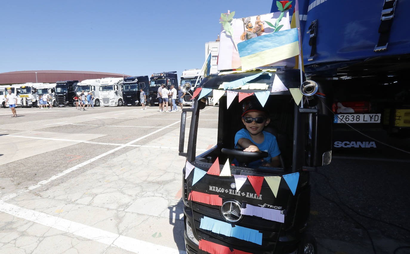 Fotos: Los transportistas de Palencia, en su fiesta