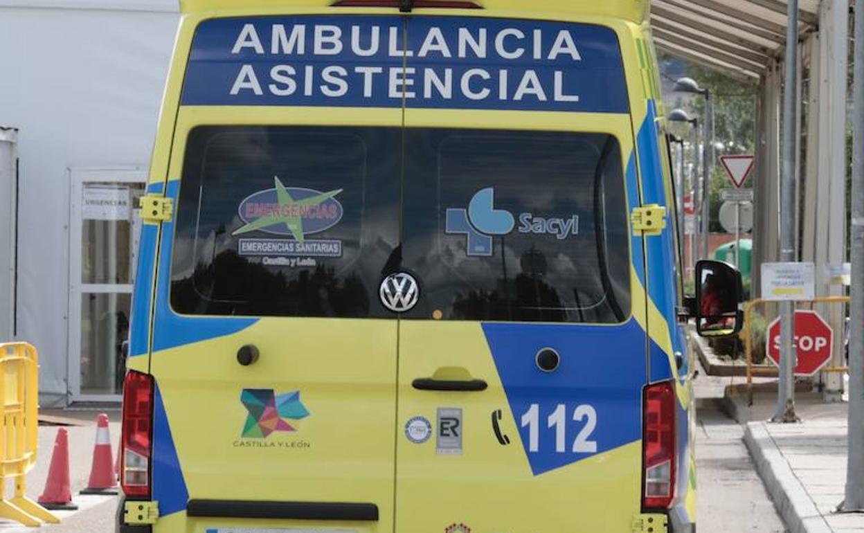 Una ambulancia asistencial. 