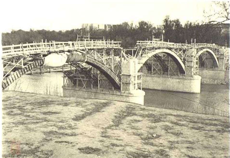 Fotos: La construcción del tercer paso sobre el Pisuerga (1953-1960)