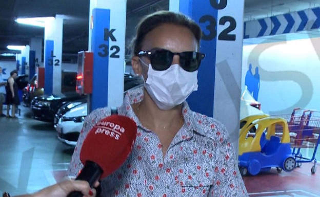 Chenoa tras su regreso de la luna de miel. 