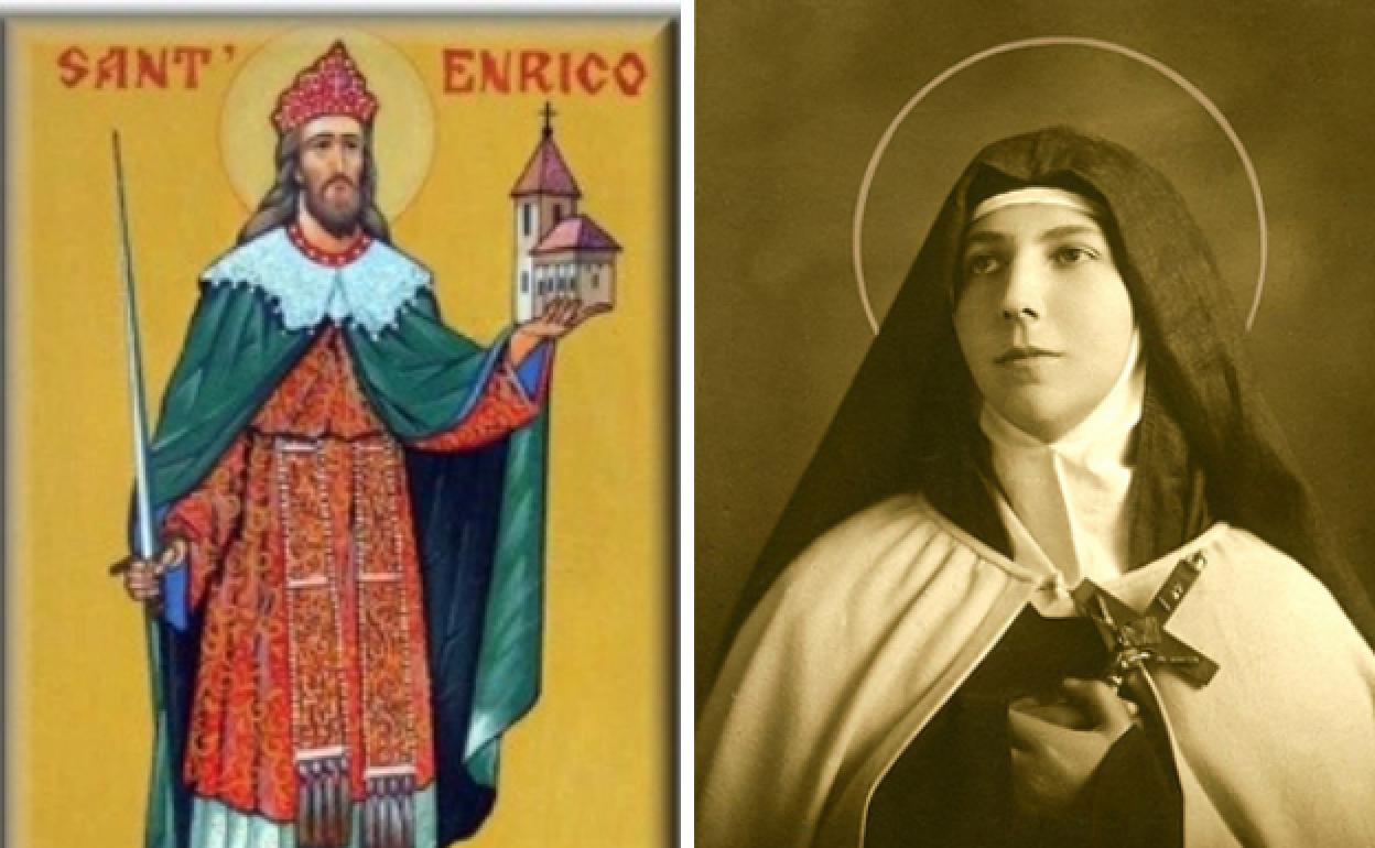 San Enrique emperador y Santa Teresa de los Andes. 