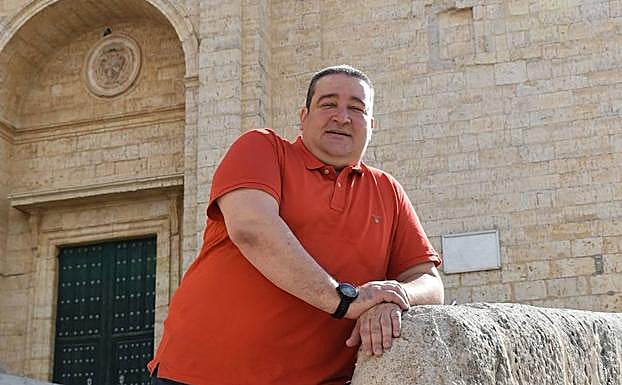 El alcalde de Cigales, José Ignacio Fernández. 