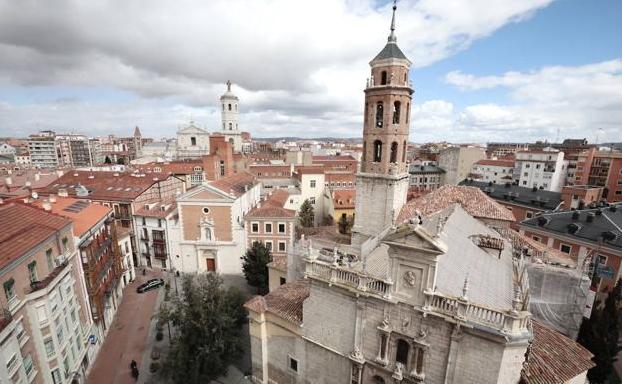 La iglesia de San Salvador, en Valladolid. 