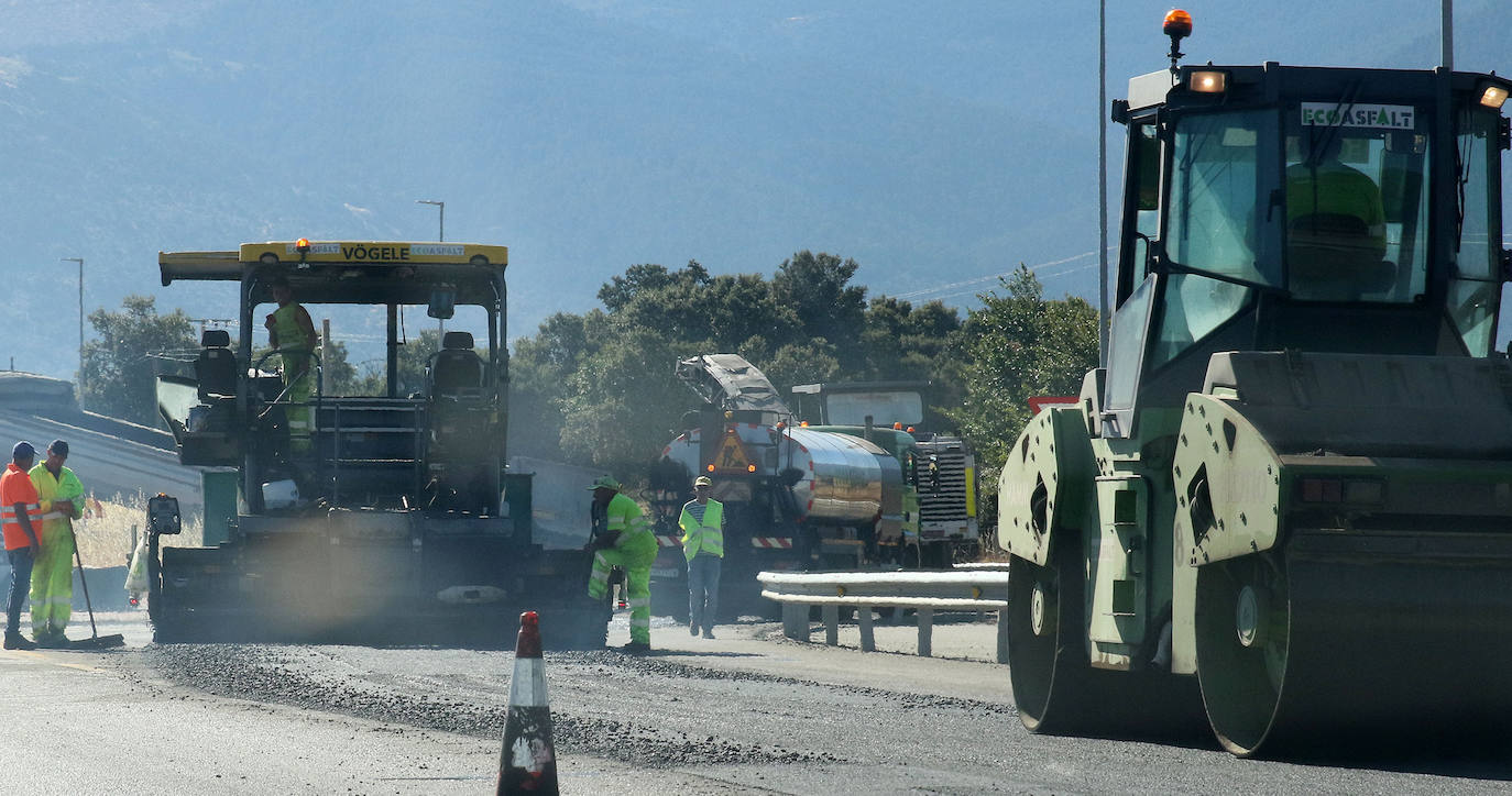 La Junta confía en terminar a finales de año las obras en la carretera de La Granja