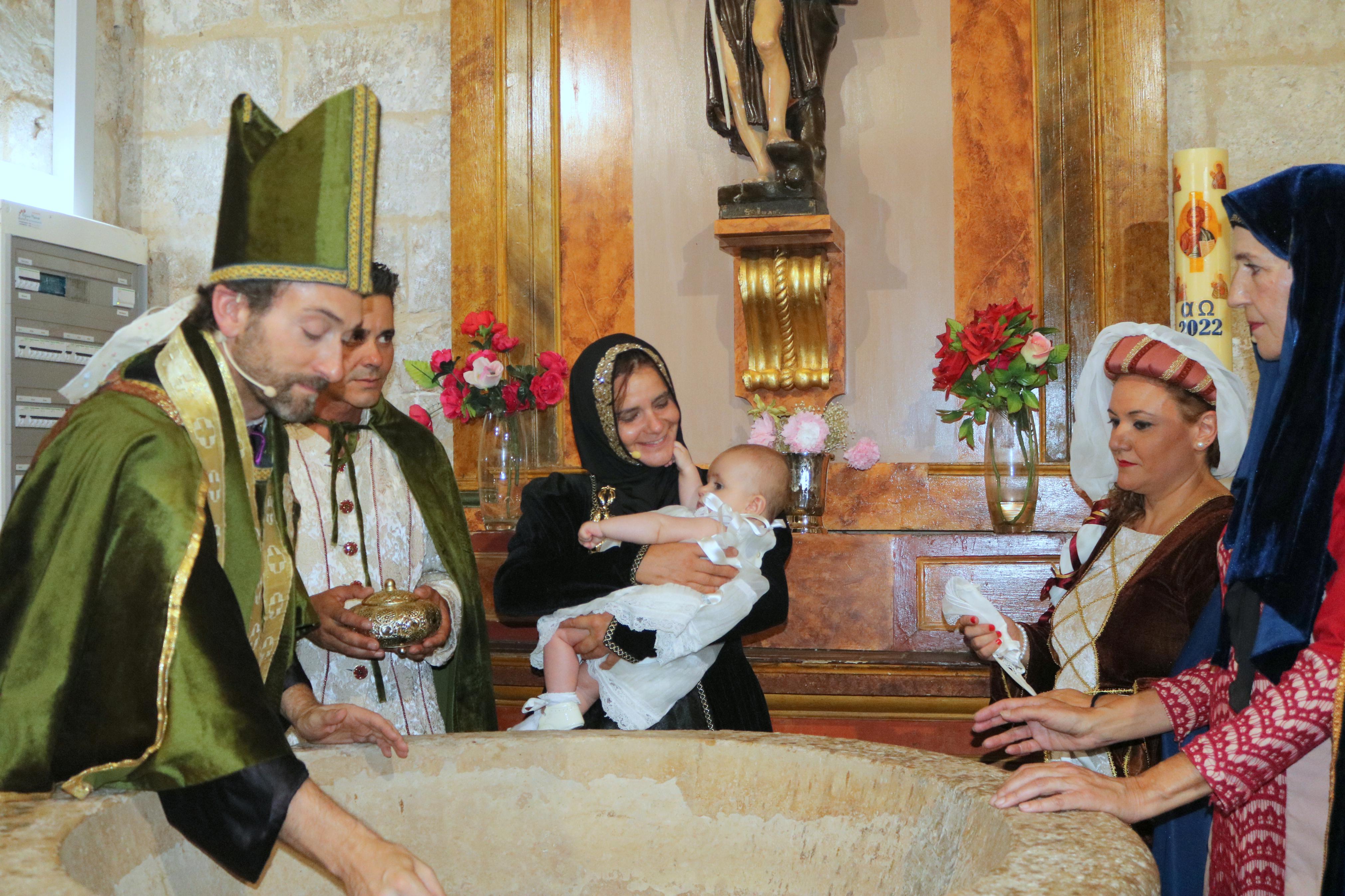 Torquemada recrea su historia con la representación del nacimiento de la infanta Catalina