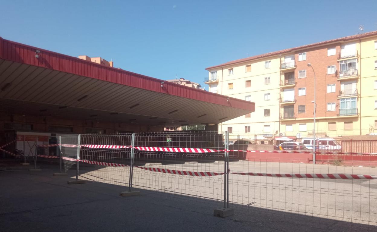 Obras de la estación de autobuses de Soria. 