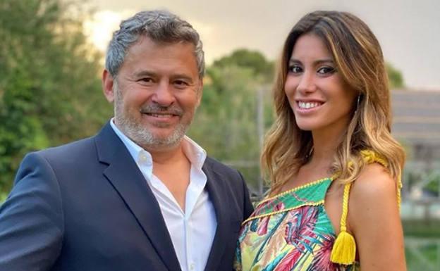Miki Nadal y su novia Helena Aldea. 