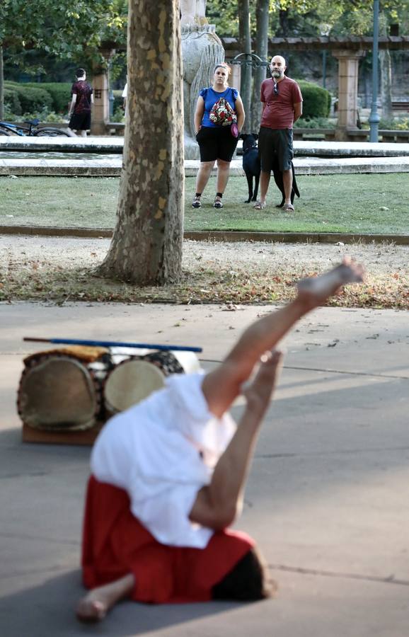 Fotos: Danza y música junto al Pisuerga