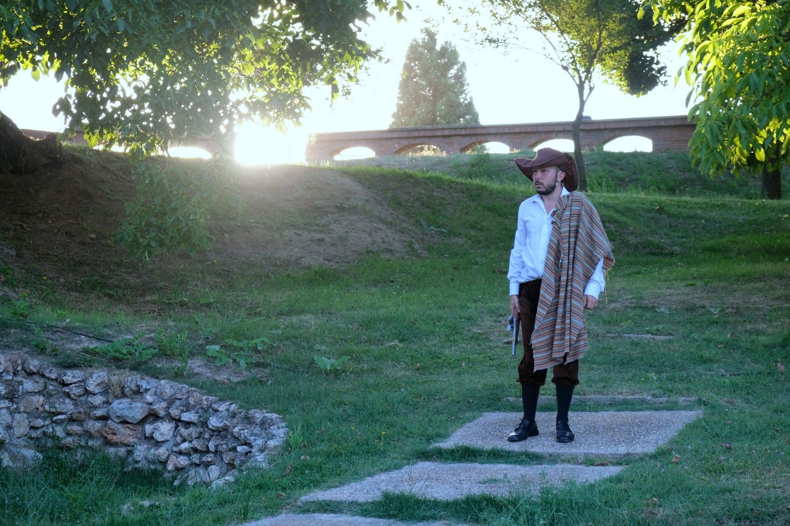 El Canal de Castilla fue el marco para la ruta teatralizada celebrada en Villamuriel de Cerrato