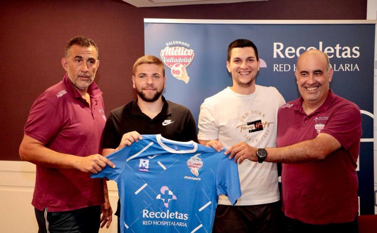 Pisonero, Dimitrioski, Dimitrievski y Ollero. 