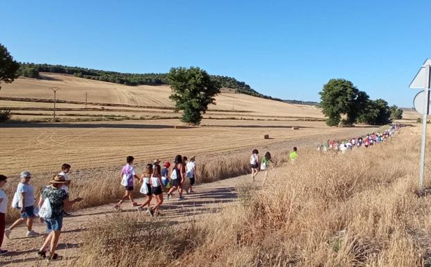 Participantes en la marcha 