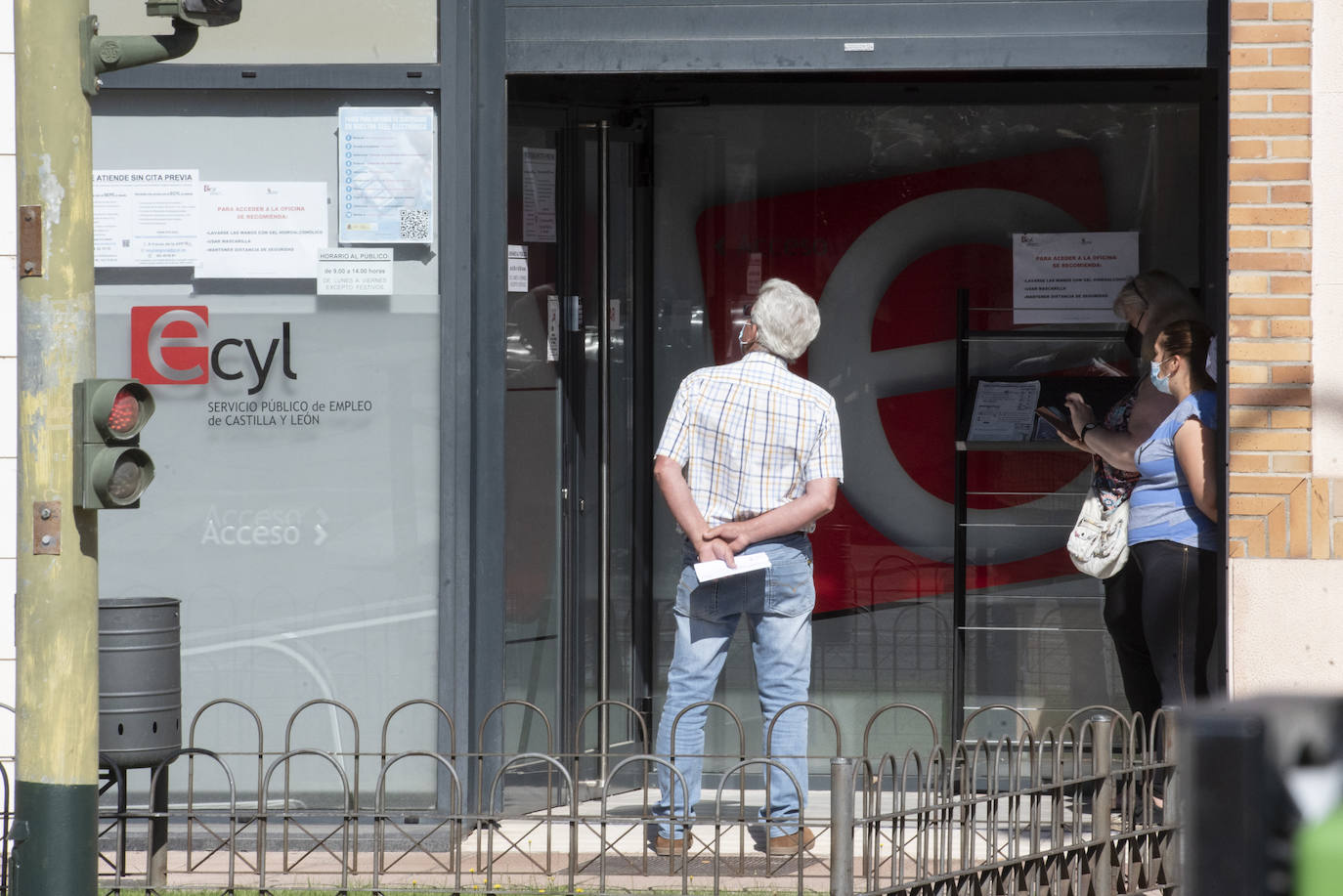 Oficina del Ecyl en Segovia.