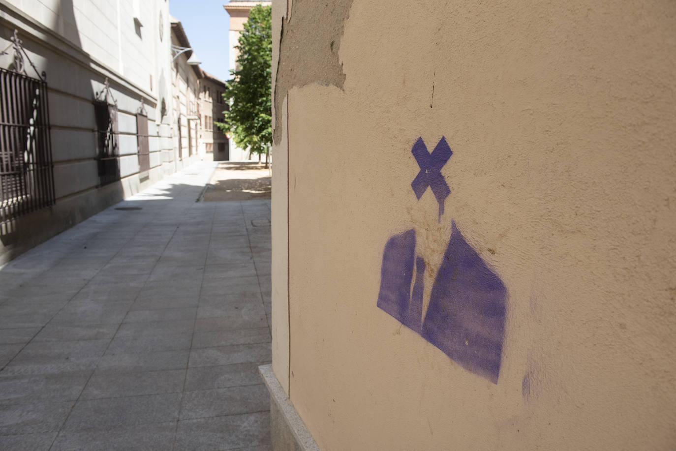 Pintadas en el centro de Segovia.