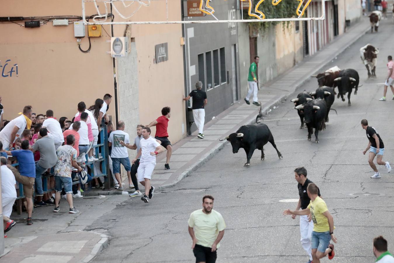 Fotos: Primer encierro de las fiestas de Íscar