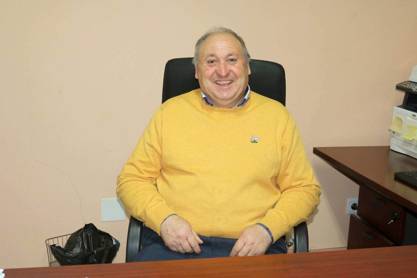 Emiliano García Estepar. alcalde de villamediana