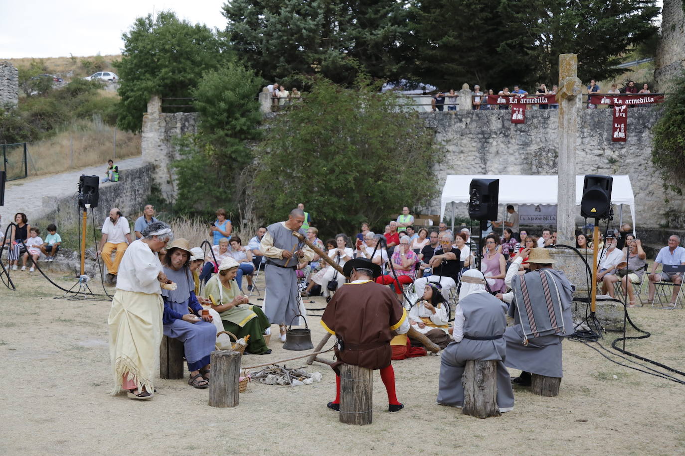 Recreación este domingo del origen del monasterio de la Armedilla.