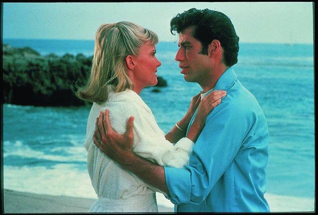 Sandy y Danny, prometiendo amor eterno en 'Grease'.