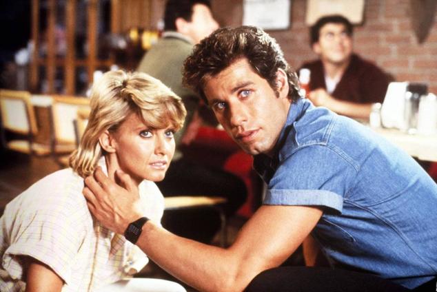 Olivia Newton-John y John Travolta, en 'Tal para cual' (1983).