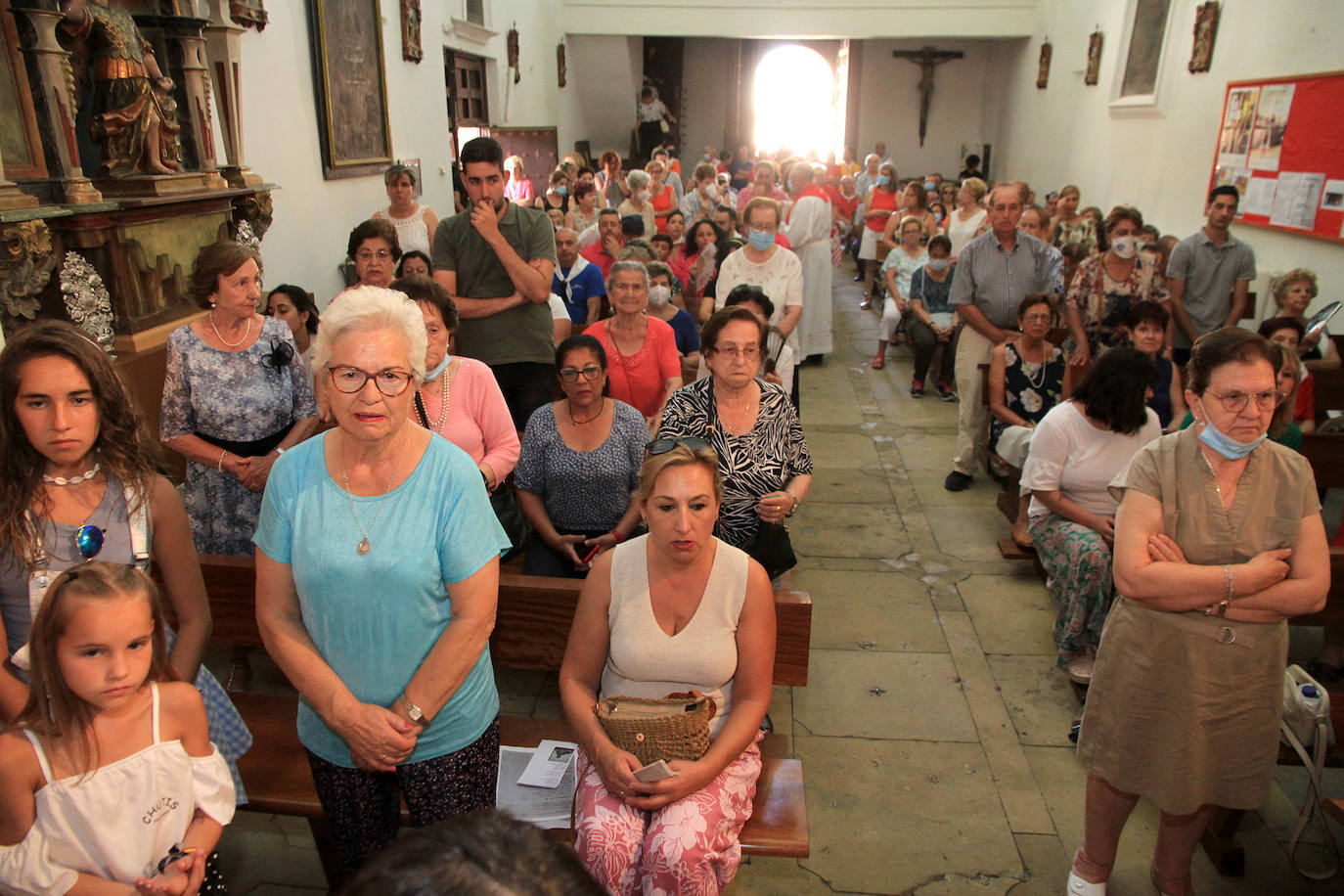 Un momento de la procesión de San Lorenzo. 
